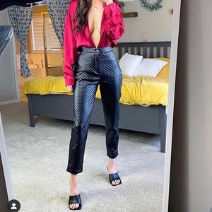 Black Square Toe Heel